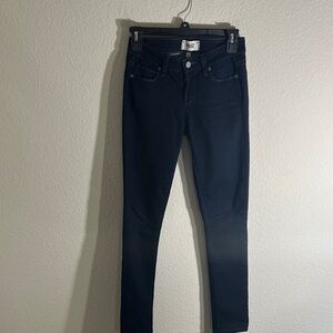 PAIGE women’s size 23 Skyline Skinny Jeans Chelsea Wash Deep Navy Blue